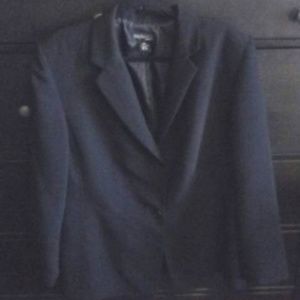 Style & Co 2 Button Black Blazer/Suit Jacket